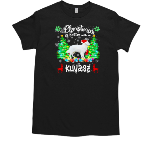 Christmas Is Better With A Kuvasz Dog T-Shirt