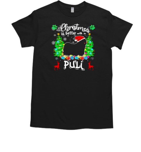 Christmas Is Better With A Puli T-Shirt