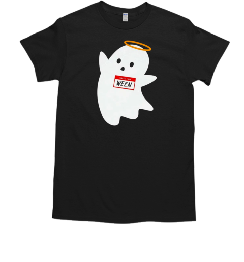 Hallo I Am Ween Ghost Halloween T-Shirt