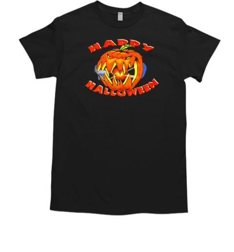 Happy Halloween Pumpkin Vintage T-Shirt