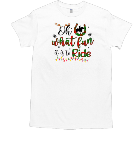 It Is To Ride Horse Riding Inside Horseshoe T-Shirt