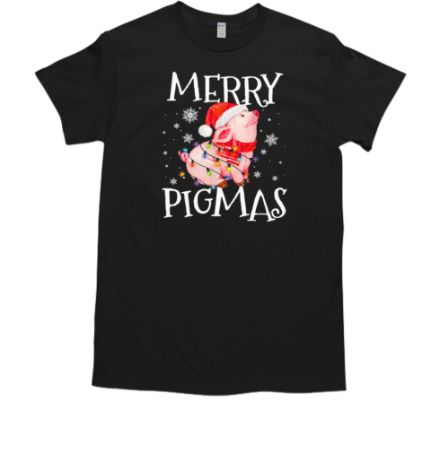 Merry Pigmas Cute Christmas T-Shirt