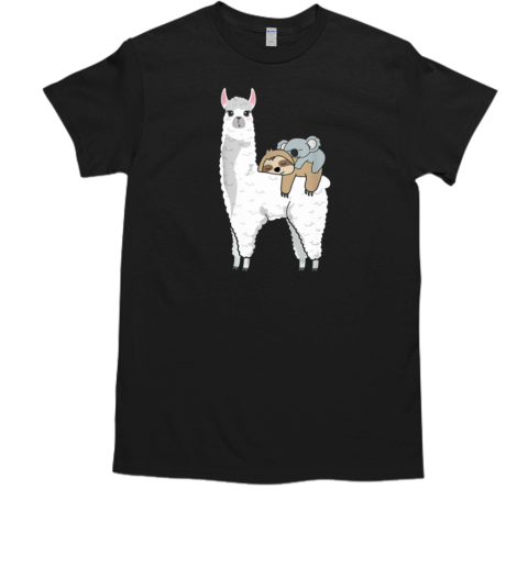 Sloth Llama Alpaca T-Shirt