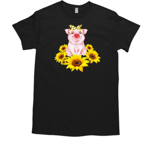 Sunflower Pigs Pig T-Shirt