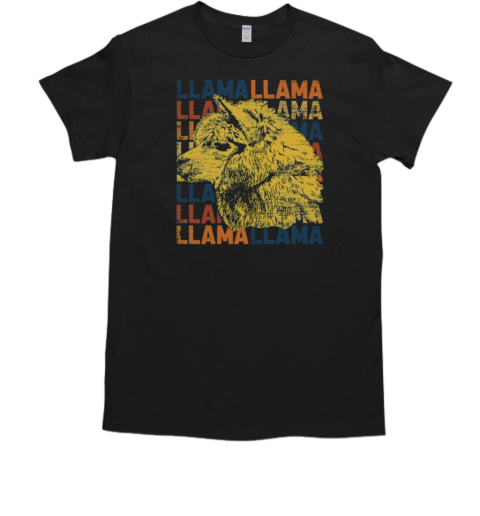 Vintage Llama Alpaca T-Shirt