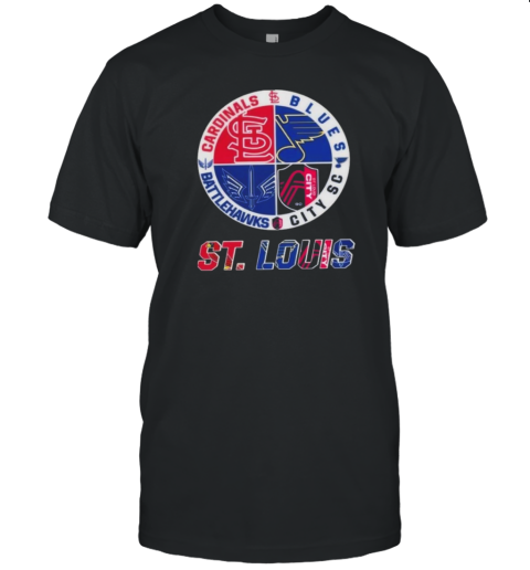 2024 St Louis Battlehawks Cardinals Blues City Sc T-Shirt