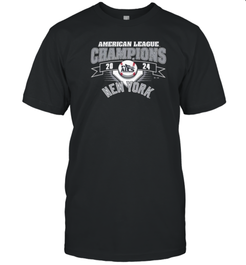 American League Champions New York Yankees '47 2024 Franklin T-Shirt