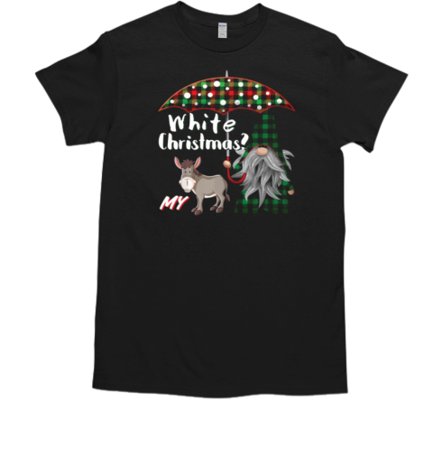 Donkey Christmas White Christmas T-Shirt