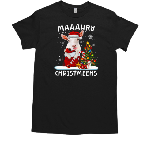 Goat Christmas Maaahry Christmeehs T-Shirt