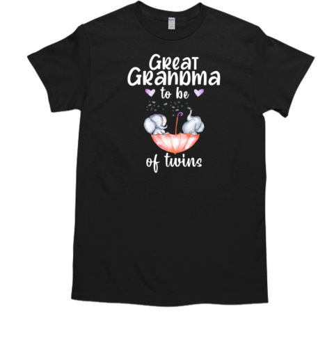 Great Grandma To Be Of Twins T-Shirt