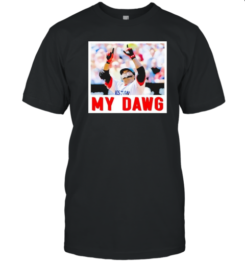 Grimace Wearing David Ortiz My Dawg Baseball T-Shirt