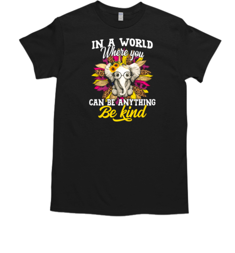 In A World Where You Can Be Anything Be Kind T-Shirt