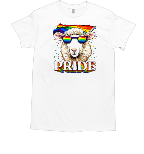 LGBT Sheep Gay Pride LGBTQ Rainbow Flag T-Shirt