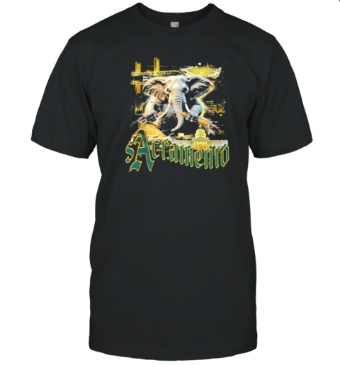 Sacramento Baseball Elephant Oakland Athletics MLB T-Shirt