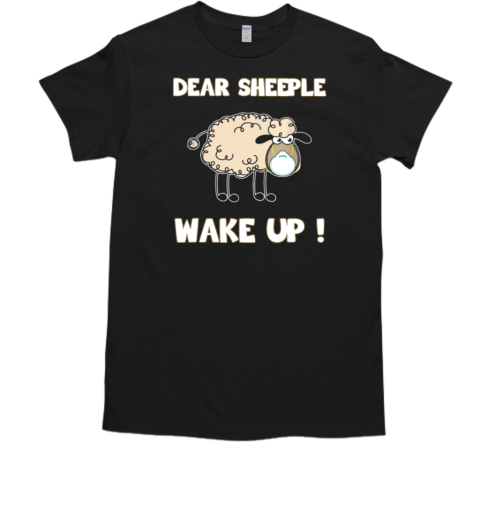 Sleeping sheeps wake up virus muzzle resistance T-Shirt