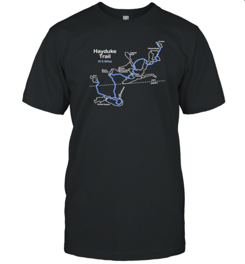 The Hayduke Trail Longdistance Trail in Arizona and Utah Retro T-Shirt