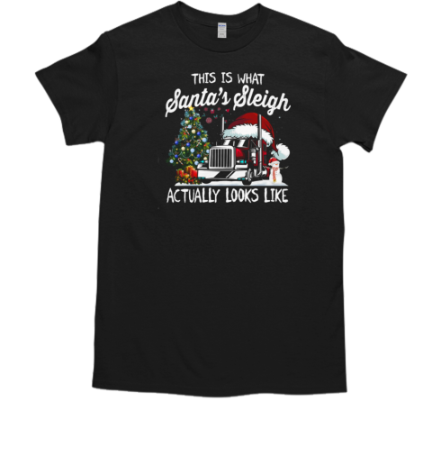 This Is That my Santa's Sleigh Actually Looks Like Trucker T-Shirt