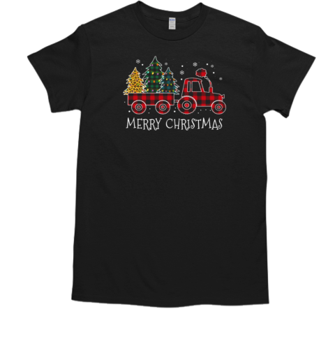 Tractor Christmas Merry Christmas T-Shirt