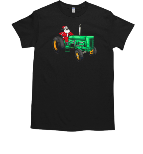 Tractor Christmas Santa Tractor Christmas T-Shirt