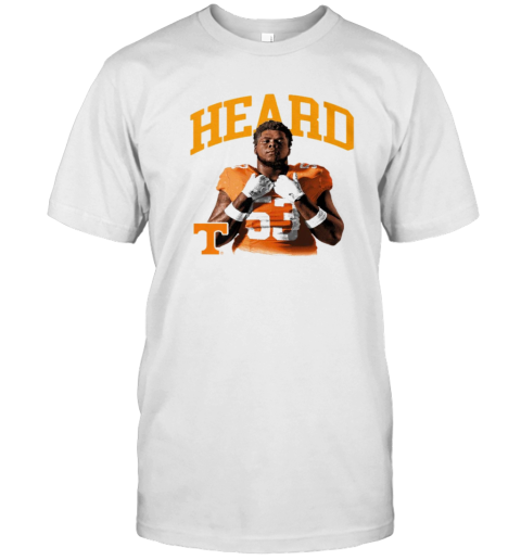 Zalance Heard Tennessee Volunteers Portrait T-Shirt