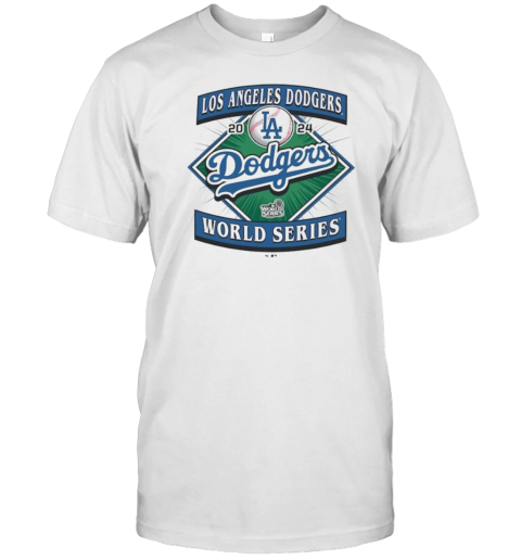 Los Angeles Dodgers '47 2024 World Series Franklin Logo T-Shirt