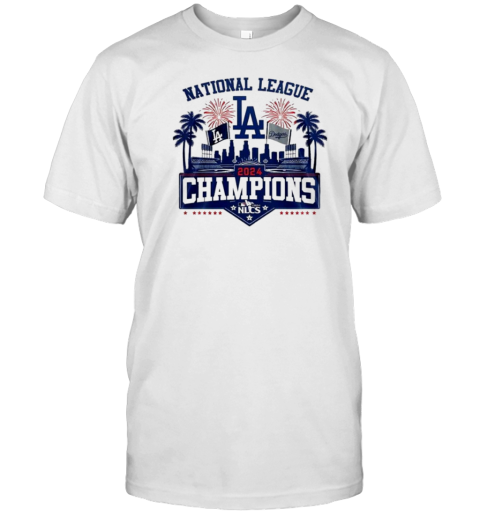 Los Angeles Dodgers Victory National League NLCS Champions 2024 T-Shirt