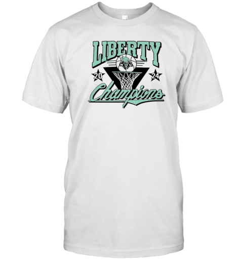 New York Liberty 2024 WNBA Finals Champions Tri Blend T-Shirt