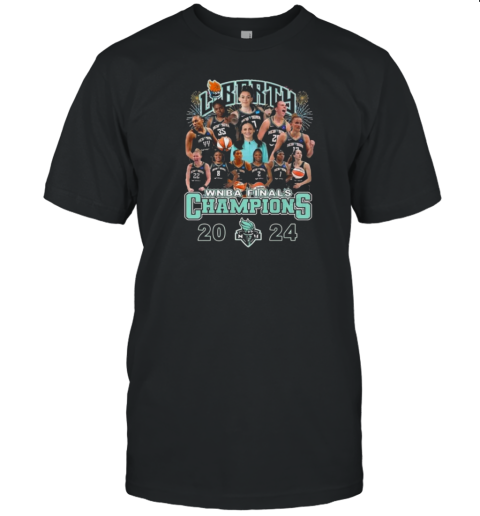 New York Liberty Final Champions 2024 Fireworks T-Shirt