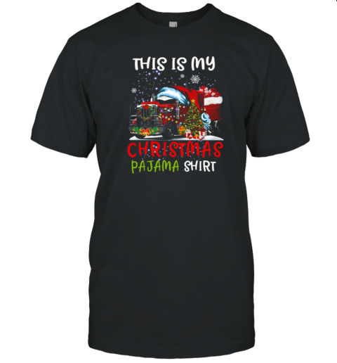 This Is My Christmas Pajama Trucker T-Shirt