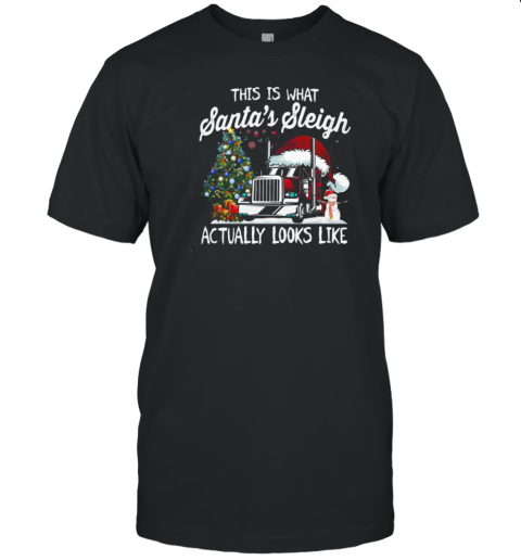 This Is That my Santa's Sleigh Actually Looks Like Trucker T-Shirt