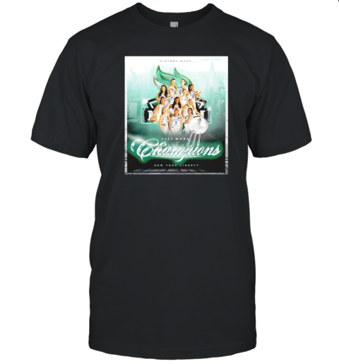 New York Liberty 2024 WNBA Champions T-Shirt