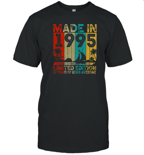 Personalized Made In 1995 Limited Edition T-Shirt