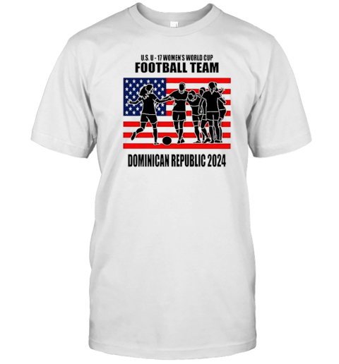 U.S. U – 17 Women's World Cup Football Team USA Flag T-Shirt