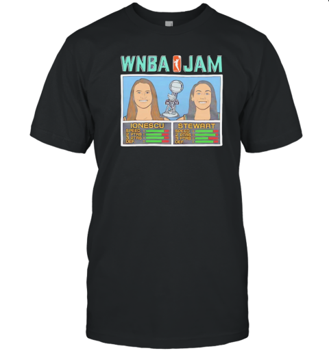 WNBA Jam Liberty 2024 Champs Ionescu and Stewart T-Shirt