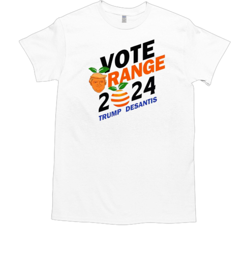 Women vote orange Trump desantis 2024 presidential election T-Shirt