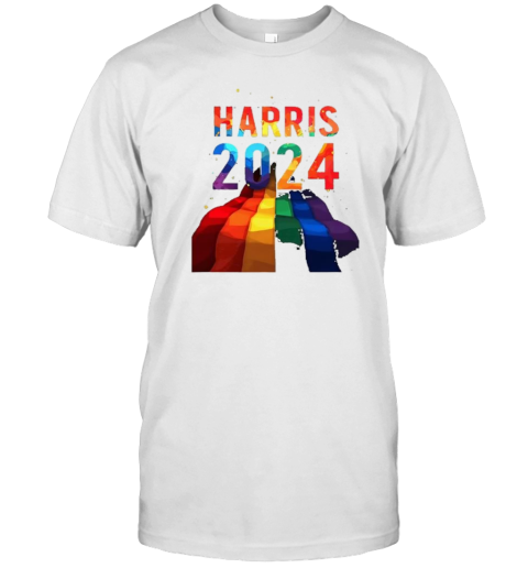 Kamala Harris 2024 Pride Colorful T-Shirt