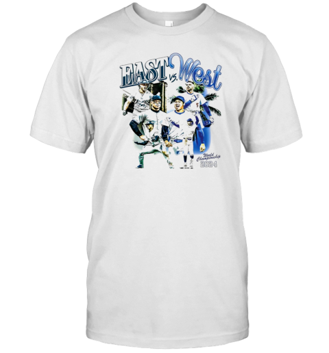 Los Angeles Dodgers and New York Yankees East vs West heavyweight showdown world championship 2024 T-Shirt