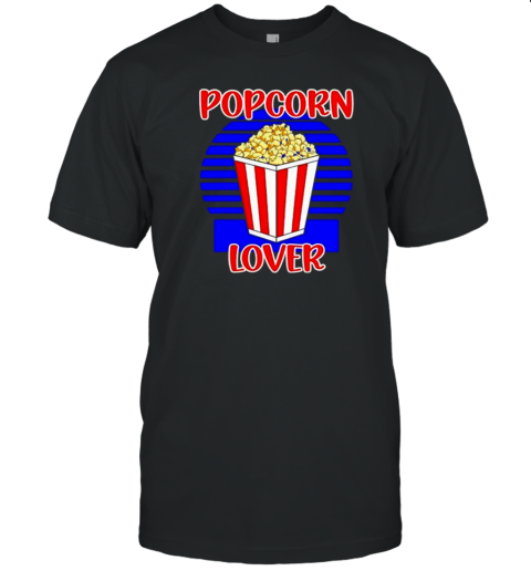 Movie Fan Popcorn Lover Retro T-Shirt