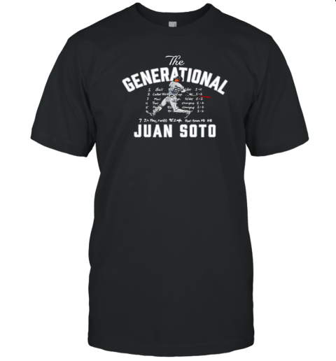 New York Yankees The Generational Juan Soto T-Shirt