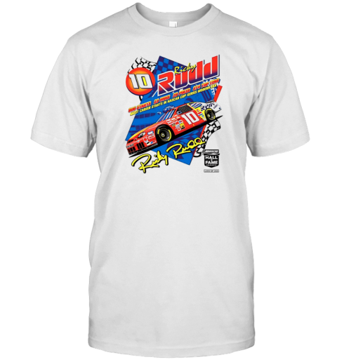 Ricky Rudd Checkered Flag Sports NASCAR 2025 Hall of Fame Inductee T-Shirt