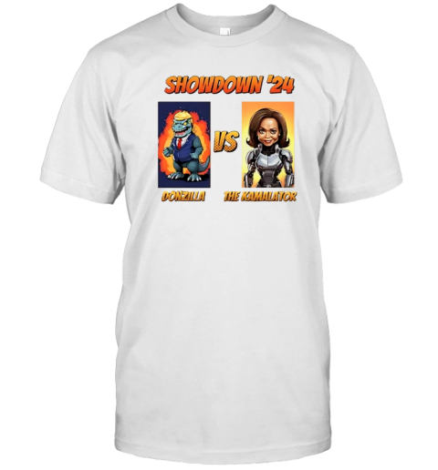 Showdown '24 Donzilla vs The Kamalator retro T-Shirt