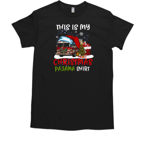 This Is My Christmas Pajama Firefighter T-Shirt