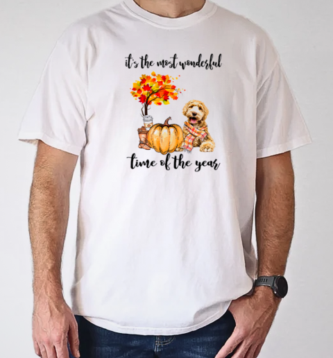 It's The Most Wonderful Time Of The Year Labradoodle Dog T- Classic Men's T-shirt