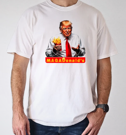 Trump Vance 2024 French Fries Funny Design T-Shirt