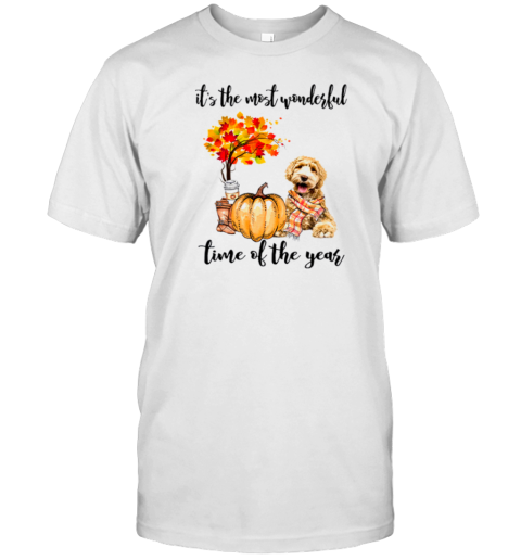 It's The Most Wonderful Time Of The Year Labradoodle Dog T-Shirt