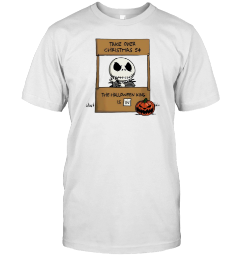 Jack Skellington X Peanuts take over Christmas 5 The Halloween King is in T-Shirt