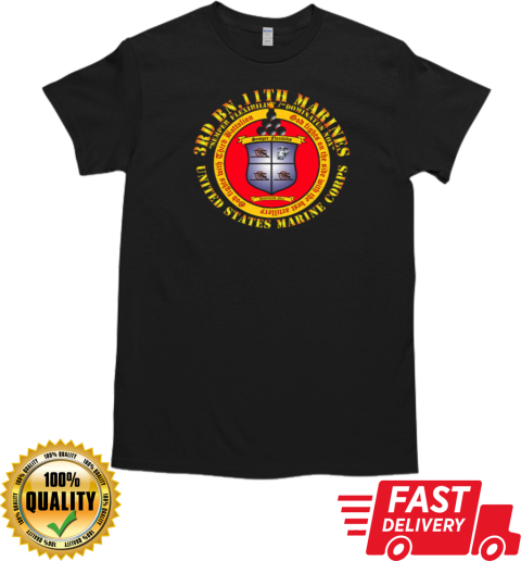 3rd BN 11th Marines Semper Flexible Dominatus Nox United States Marine Corps T- Classic Men's T-shirt