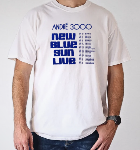 Andre 3000 New Blue Sun Live Tour 2025 T-Shirt