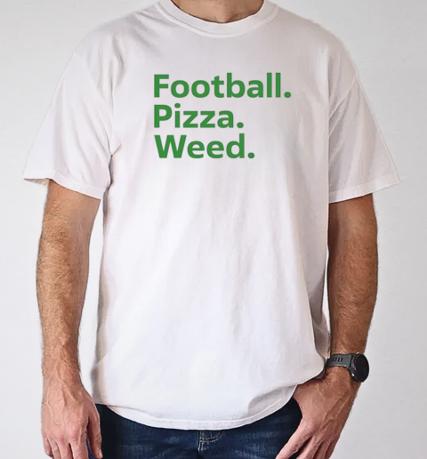 Football Pizza Weed T- Classic Men's T-shirt