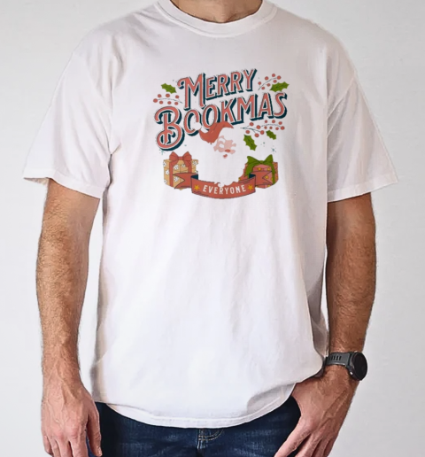 Merry Bookmas Christmas T- Classic Men's T-shirt